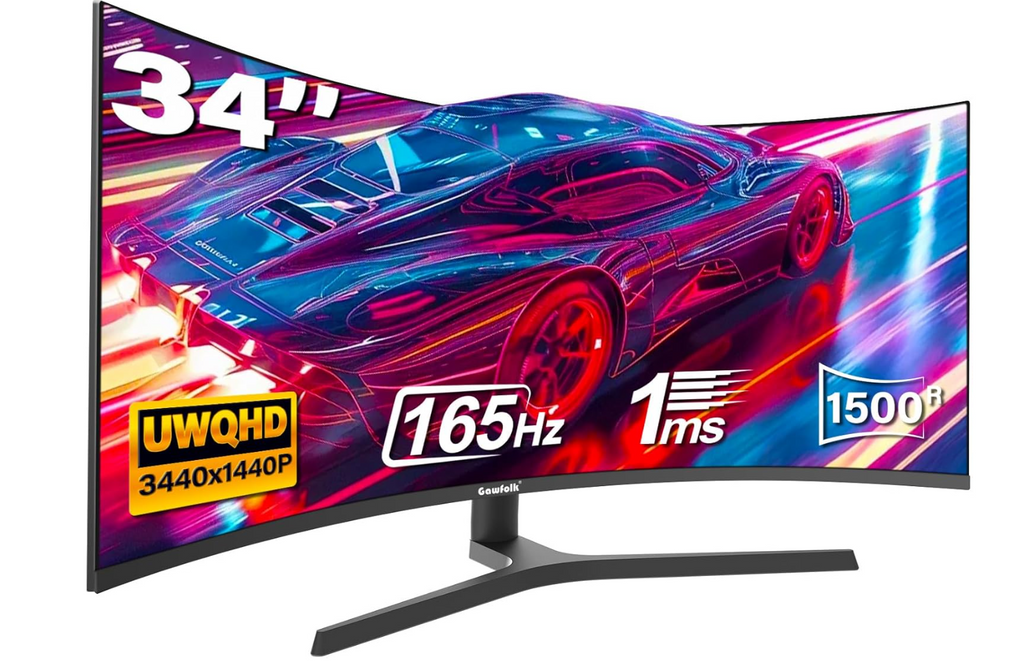 34 Inch Ultrawide Curved gaming monitor