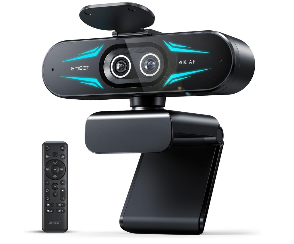 EMEET C60E Dual-Camera 4K Webcam