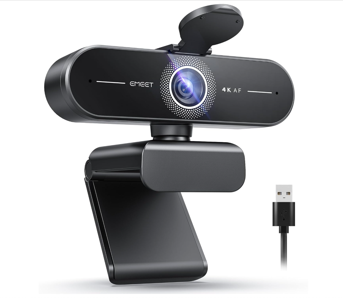 EMEET C60E Dual-Camera 4K Webcam