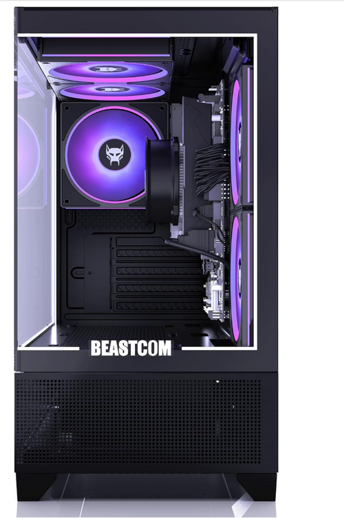 BEASTCOM Q3 Gaming PC Desktop Computer AMD Ryzen 5 3400G